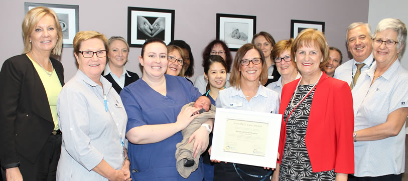 International Recognition for World Class Breastfeeding Support